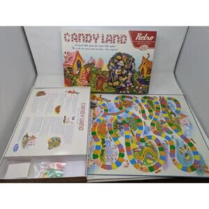 Hasbro Candy Land Board Game Retro Series 1967 Edition